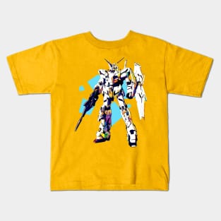 Unicorn Gundam Popart Kids T-Shirt